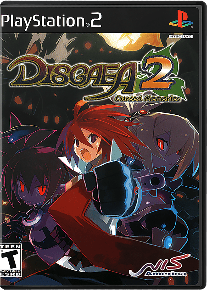 Disgaea 2 Cursed Memories box art for Playstation 2
